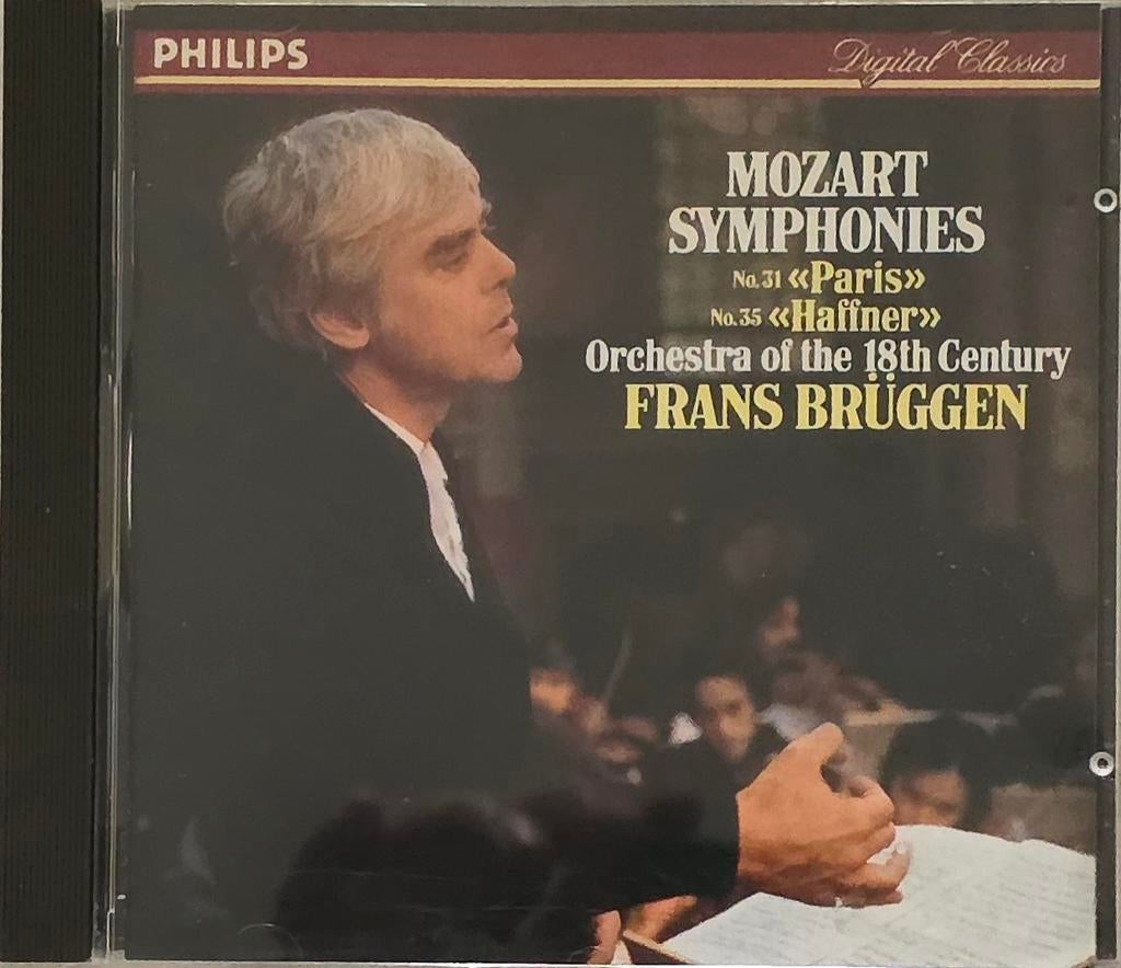 Mozart Symphonies No. 31 & 35 - Frans Brüggen CD, Ophalen of Verzenden, Classicisme, Zo goed als nieuw, Orkest of Ballet