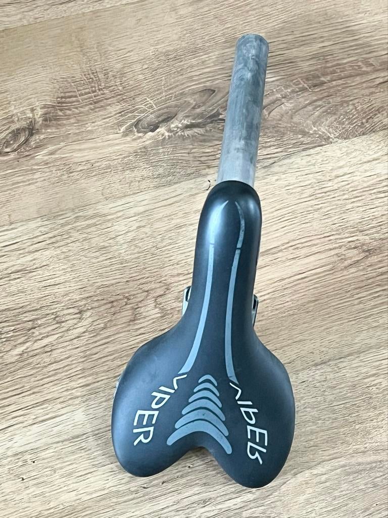 Viper Vibe fietszadel met zadelpen, Ophalen of Verzenden, Gebruikt
