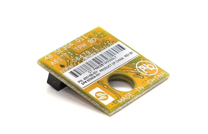 HPE TPM Trusted Platform Module V1.2 450168-001, Hewlett Packard Enterprise B.V., Info@hpe.com, Startbaan 16, 1187 XR Amstelveen, Nederland