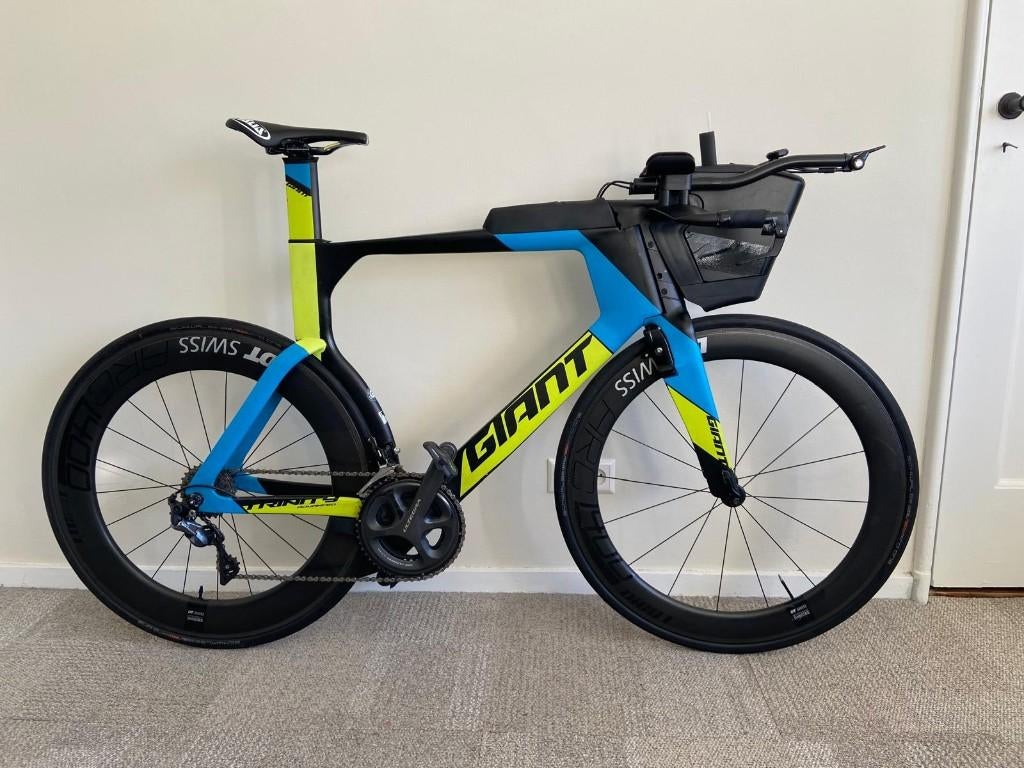 Giant Trinity Advanced 2 Triatlonfiets | Maat L, Fietsen en Brommers, Ophalen, Carbon, Heren, Giant