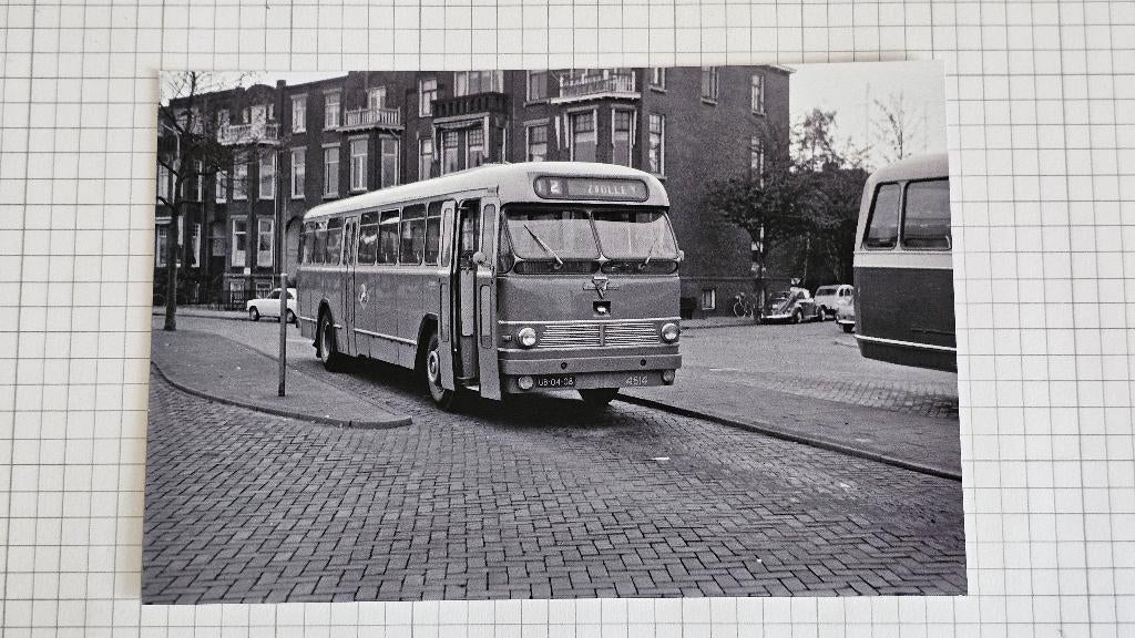 Foto BUS VAD Apeldoorn 4514, Verzamelen, Verzenden, Gebruikt, Bus of Metro, Overige typen