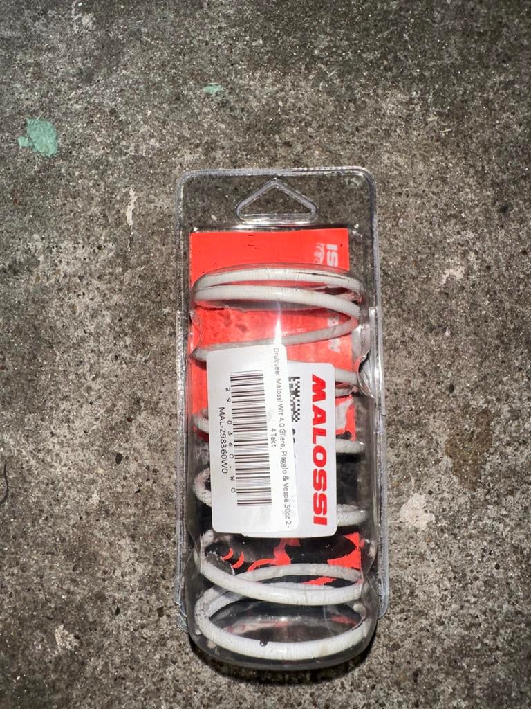 Malossi drukveer wit 4.0 voor Gilera, Piaggio & Vespa, Ophalen of Verzenden, Nieuw, Overige typen, Overige merken