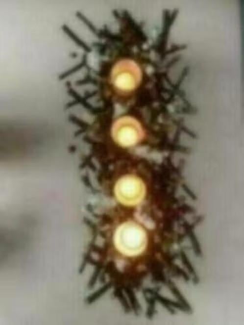 kerst kaarsenstandaard, Diversen, Ophalen of Verzenden, Nieuw