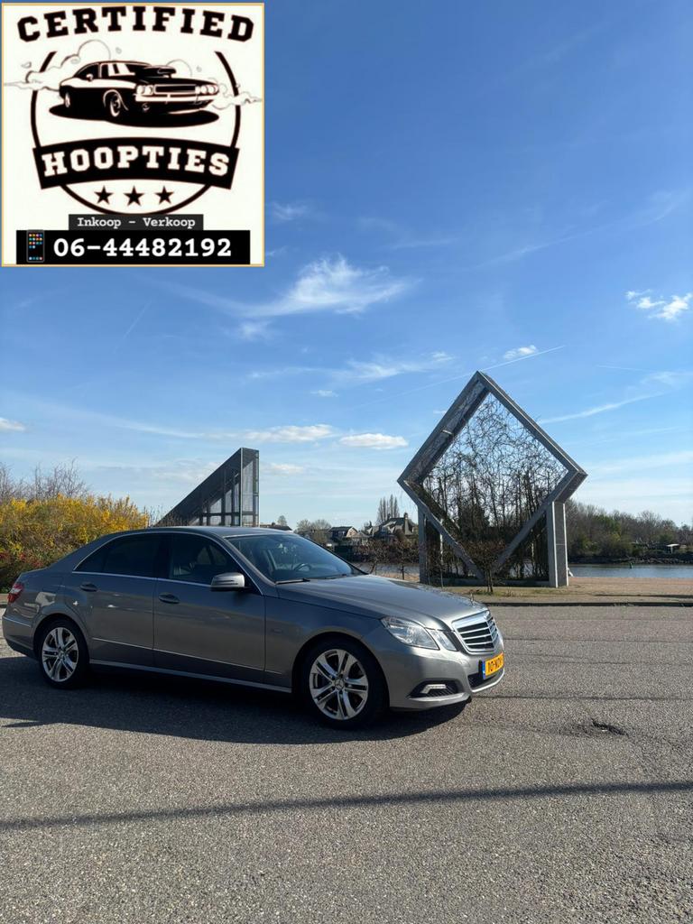 Mercedes-Benz E-Klasse 3.0 CDI E350 Sedan AUT 2009 Grijs, Auto's, Automaat, Achterwielaandrijving, Zwart, 2987 cc