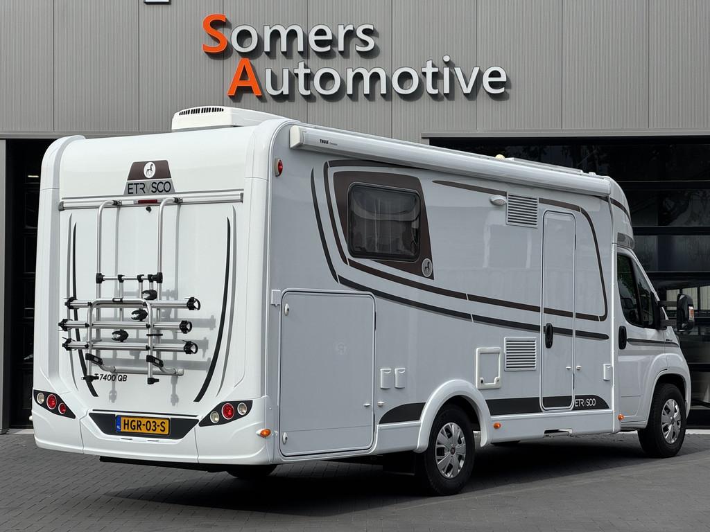 Etrusco T7400 QB | Queensbed Elektr. | Zonnepanelen | Dakair, 7 tot 8 meter, Bedrijf, Somers Automotive, Etrusco