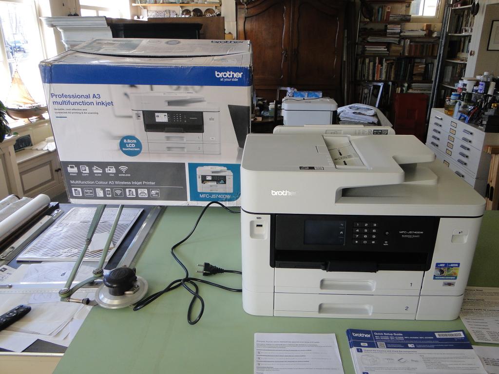 Printer A3 - A4 - Brother MFC-J5740DW - nieuw., Computers en Software, Printers, Nieuw, Printer, Inkjetprinter, Faxen, Kleur printen