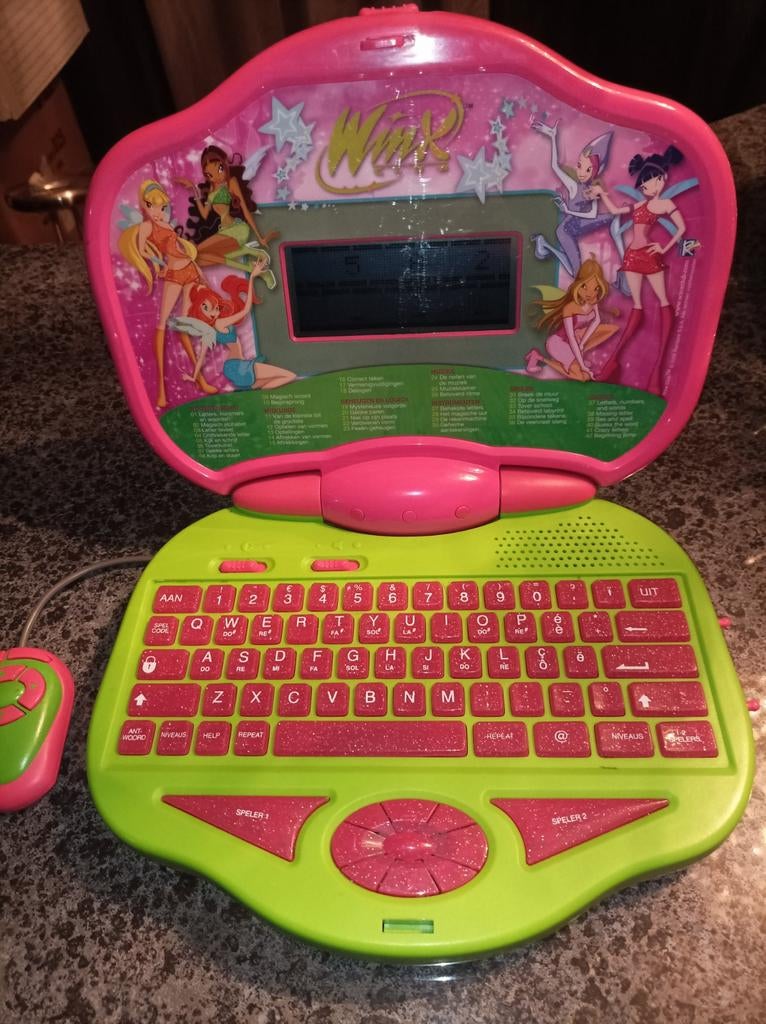 Winx club leer laptop clementoni vintage speelgoed, Ophalen of Verzenden, Zo goed als nieuw