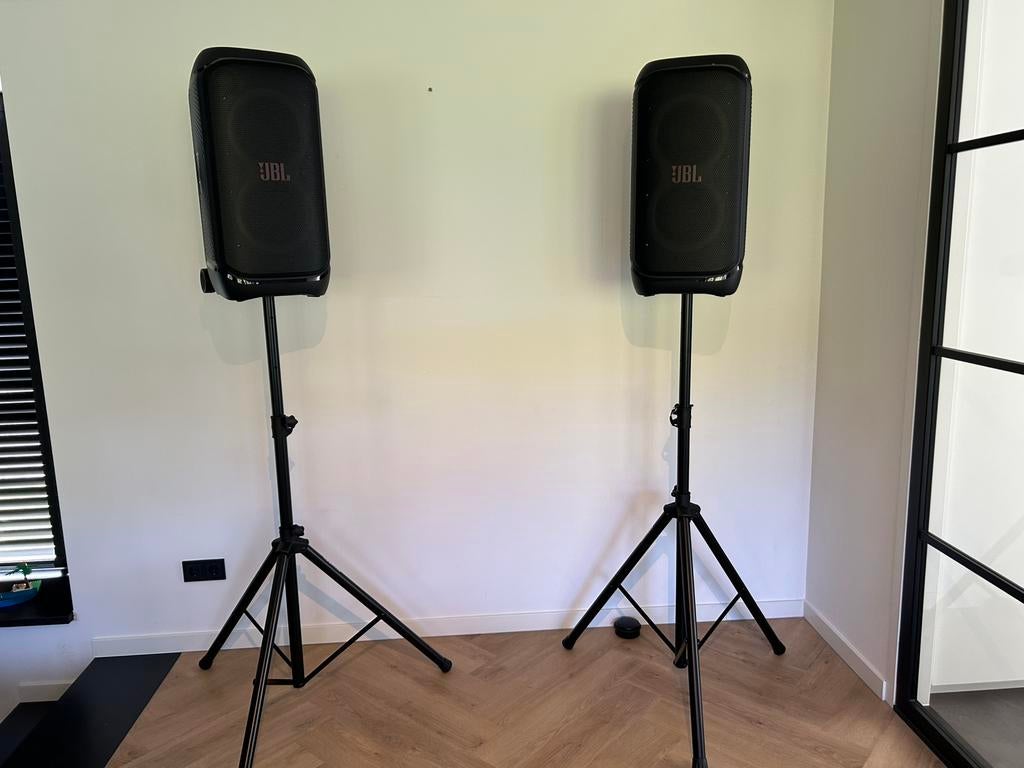 JBL PartyBox te huur. Complete set + microfoons & statieven, Ophalen, Nieuw