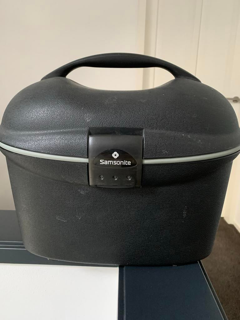 Samsonite Hardcase Beautycase Zwart, Sieraden, Tassen en Uiterlijk, Beautycases, Ophalen, Gebruikt, Zwart, Hardcase