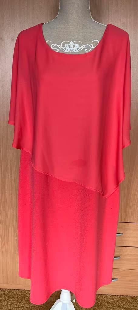 Paprika jurk maat 52, Kleding | Dames, Grote Maten, Ophalen of Verzenden, Zo goed als nieuw, Roze, Jurk