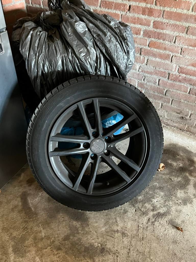 Pirelli Sottozero winterbanden 225/55 R17 101V, Auto-onderdelen, Banden en Velgen, Ophalen, Gebruikt, Banden en Velgen, 17 inch
