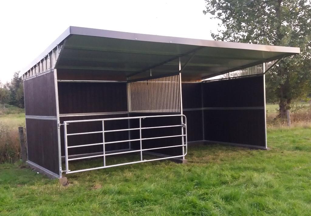 Paardenboxen,buitenboxen,buitenstal,buitenstalling, Stalling, 4 paarden of pony's of meer