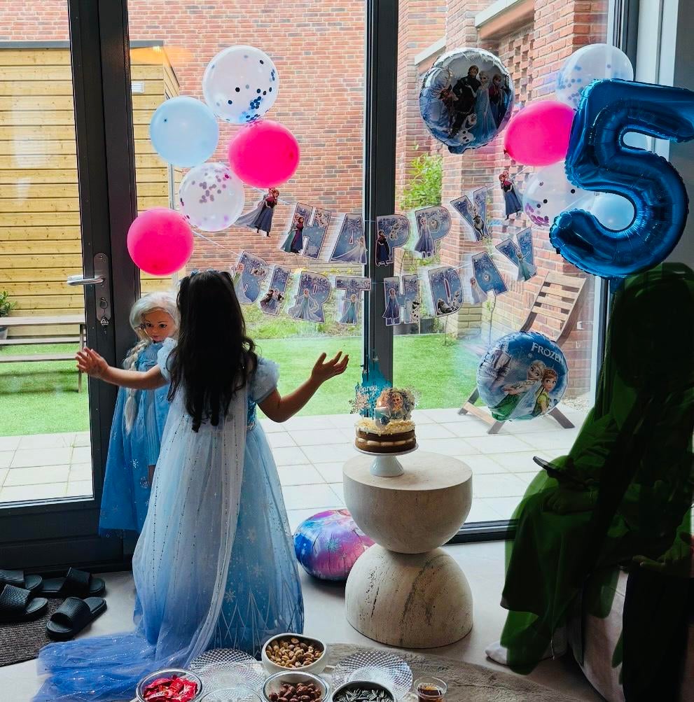 Frozen verjaardags versiering 5 jaar, Ophalen of Verzenden, Versiering, Verjaardag
