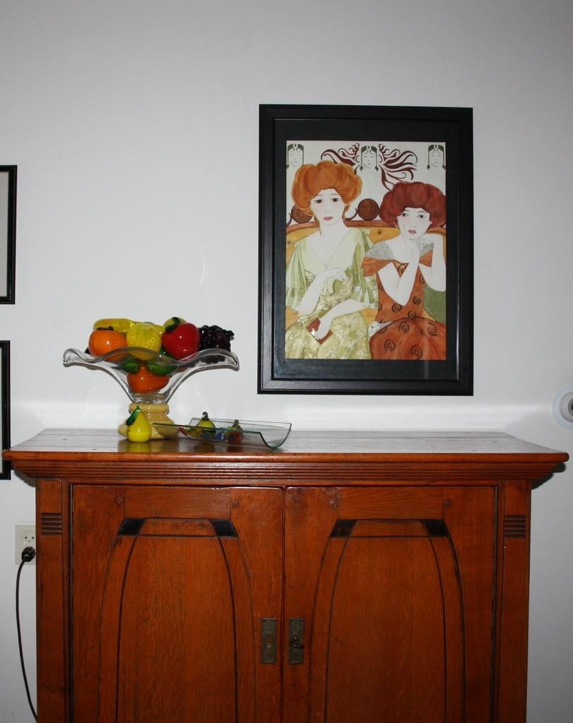 Schilderij in Art Deco nouveau stijl titel
Dames, Ophalen