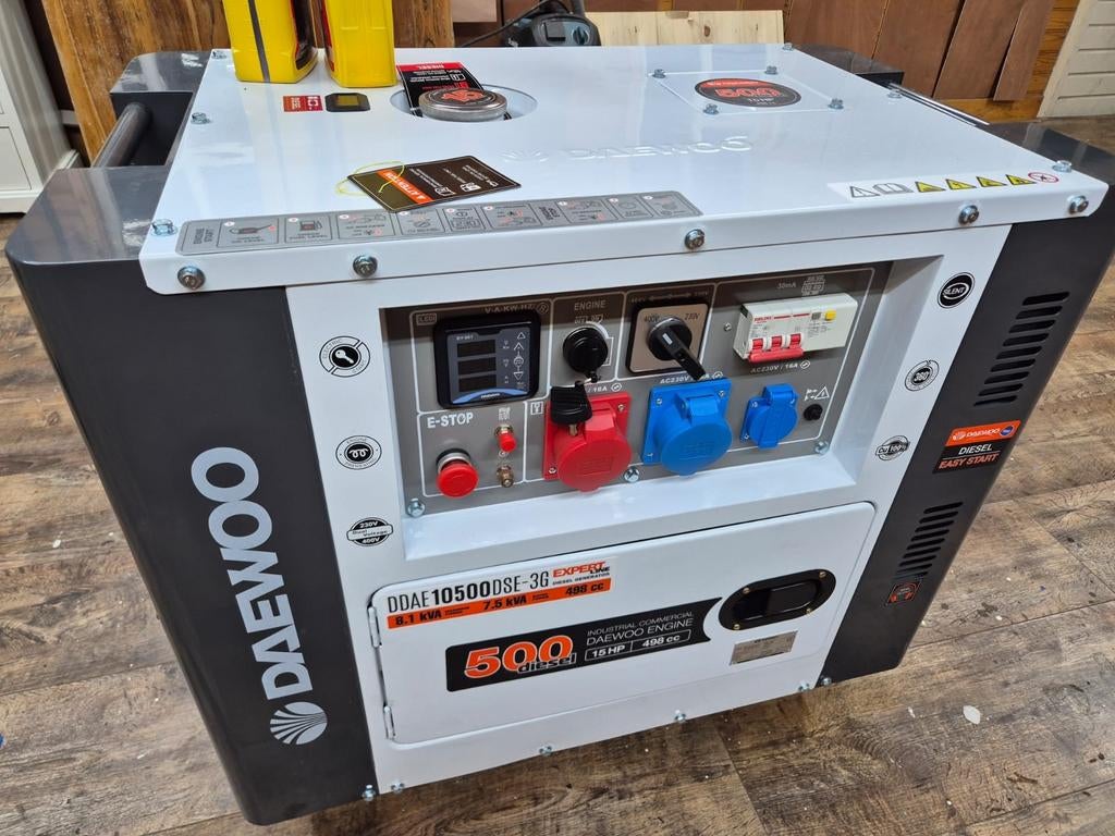 Daewoo DDAE 10500-DSE 3g aggregaat, Ophalen, Dieselolie