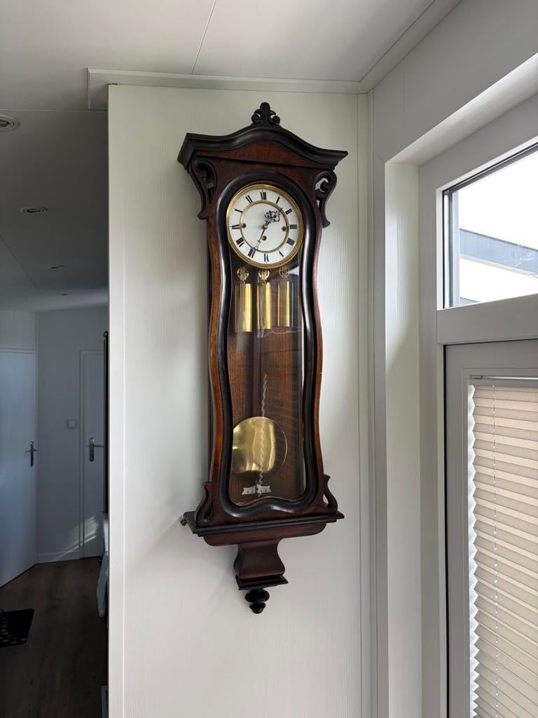 Super mooie 3-gewichten regulateur, Antiek en Kunst, Antiek | Klokken, Ophalen