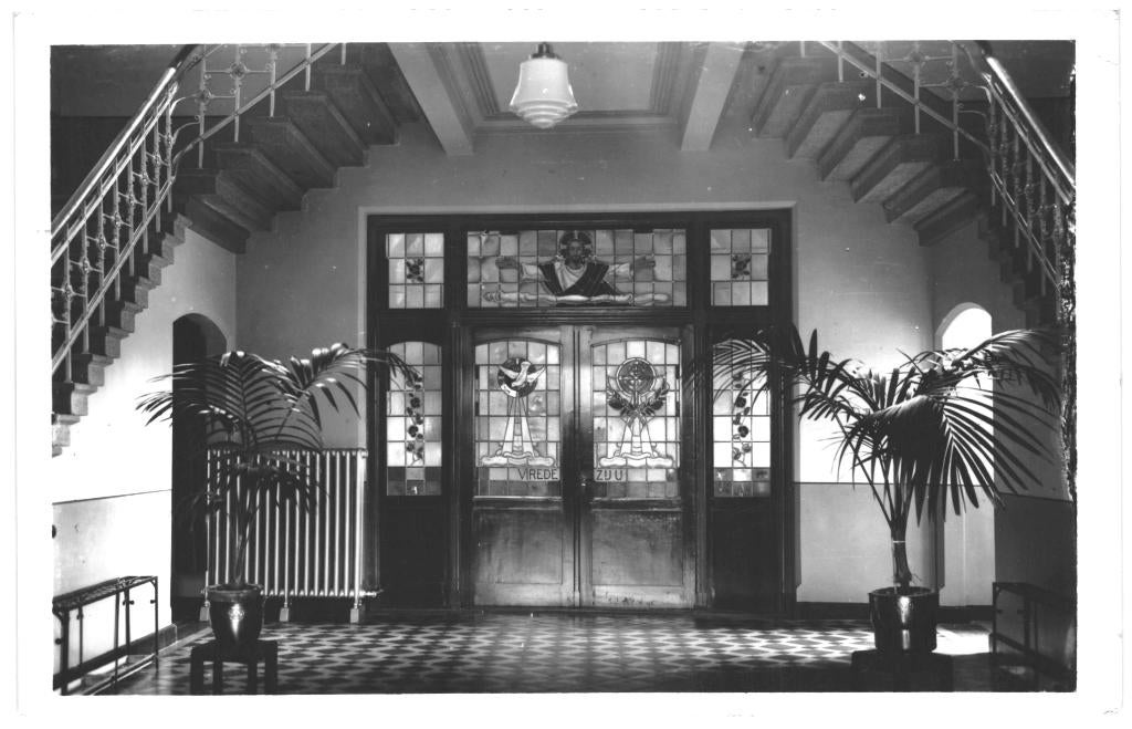 991386 Seppe jr 1945 49 NB St Gerardus Retraitehuis Gelopen, Verzamelen, Ansichtkaarten | Nederland, Gelopen, Noord-Brabant, 1940 tot 1960