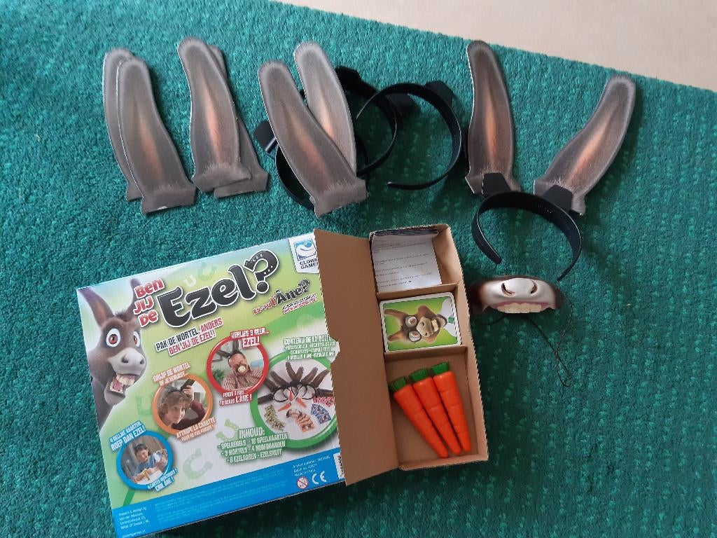 gezelschapsspel wie is de ezel, Drie of vier spelers, Ophalen of Verzenden, Zo goed als nieuw