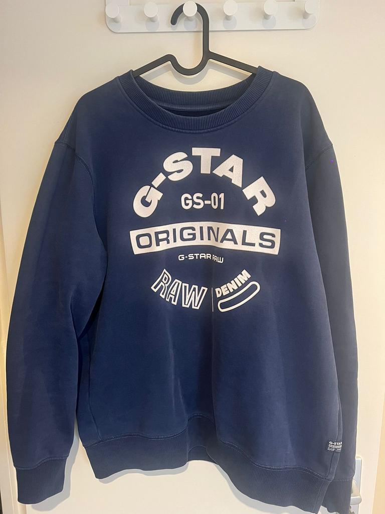 G-Star Raw trui in maat XL, Ophalen of Verzenden, Gedragen, Maat 56/58 (XL), Blauw