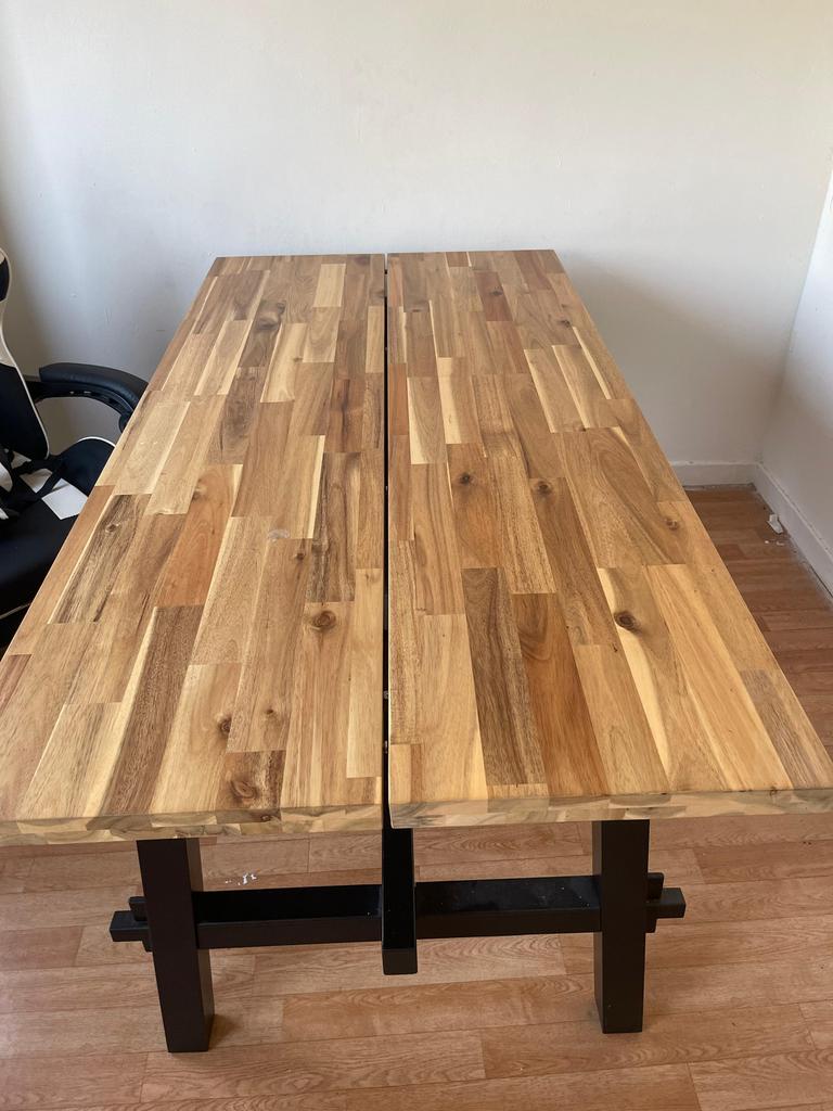 Ikea skogsta eettafel, Ophalen, Zo goed als nieuw, Rechthoekig, 50 tot 100 cm