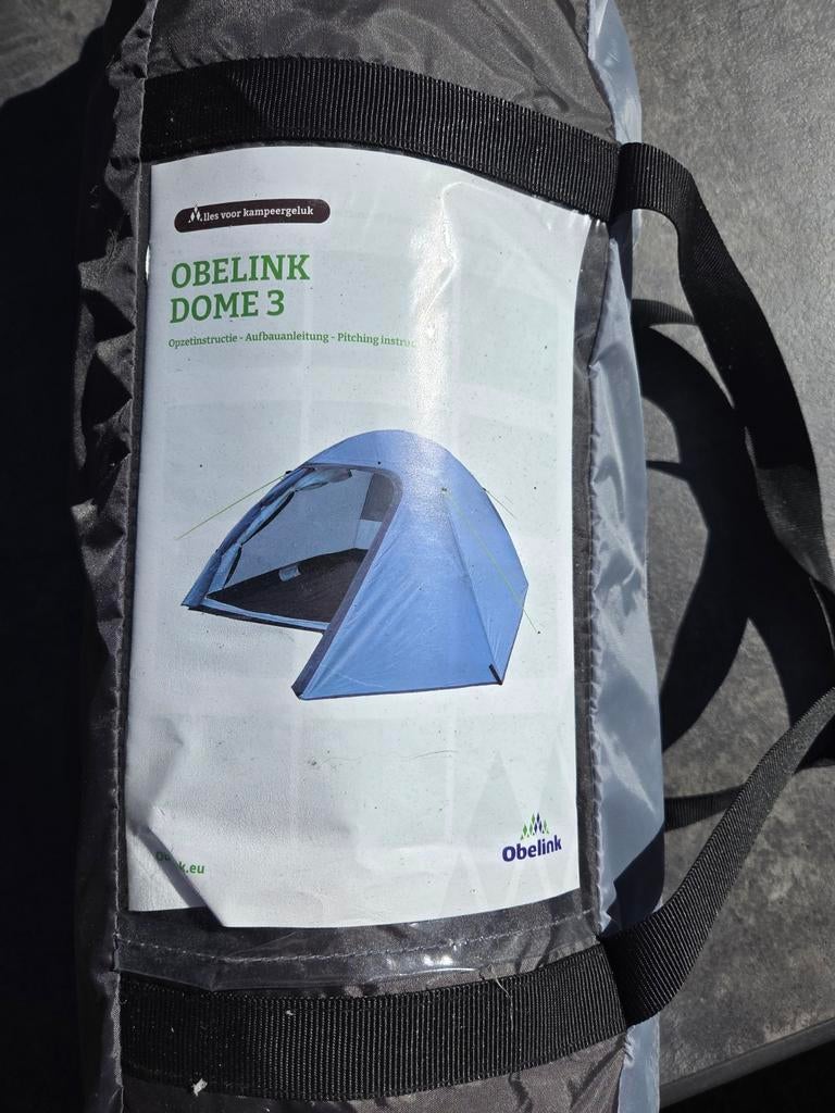 Obelink Dome 3 tent, Caravans en Kamperen, Ophalen of Verzenden, Nieuw, Tot en met 2
