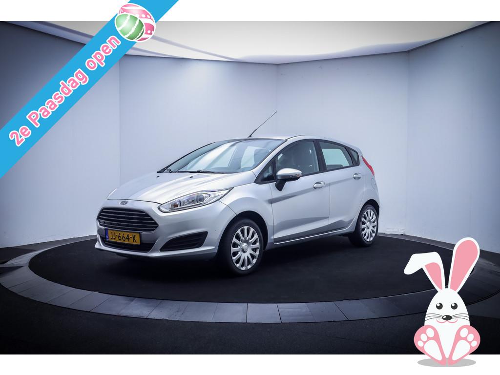 Ford Fiesta 1.0 Style 5-DRS NETTE AUTO! AIRCO | NAVI | BLUET, Stof, 525 kg, 23 km/l, Origineel Nederlands