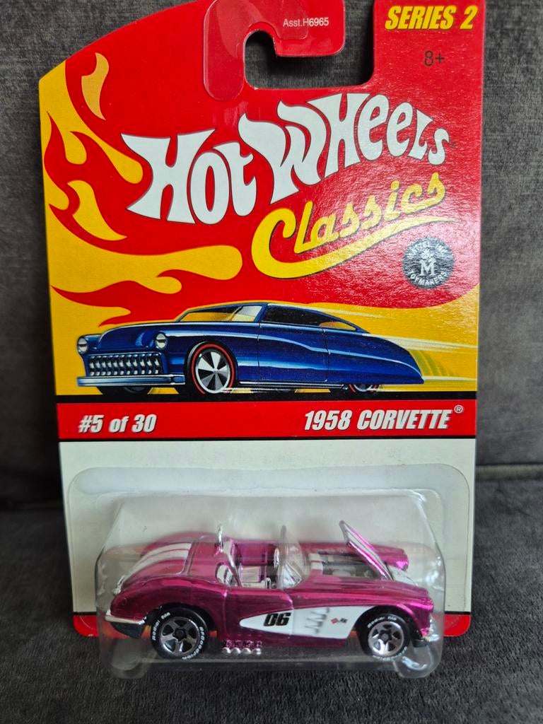 Hot Wheels Classics 1958 Corvette, Ophalen of Verzenden, Nieuw, Auto