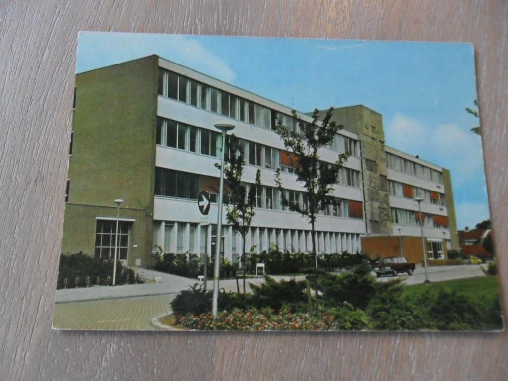 Sliedrecht, gem. ziekenhuis/auto 1973, Verzenden, 1960 tot 1980, Ongelopen, Noord-Brabant