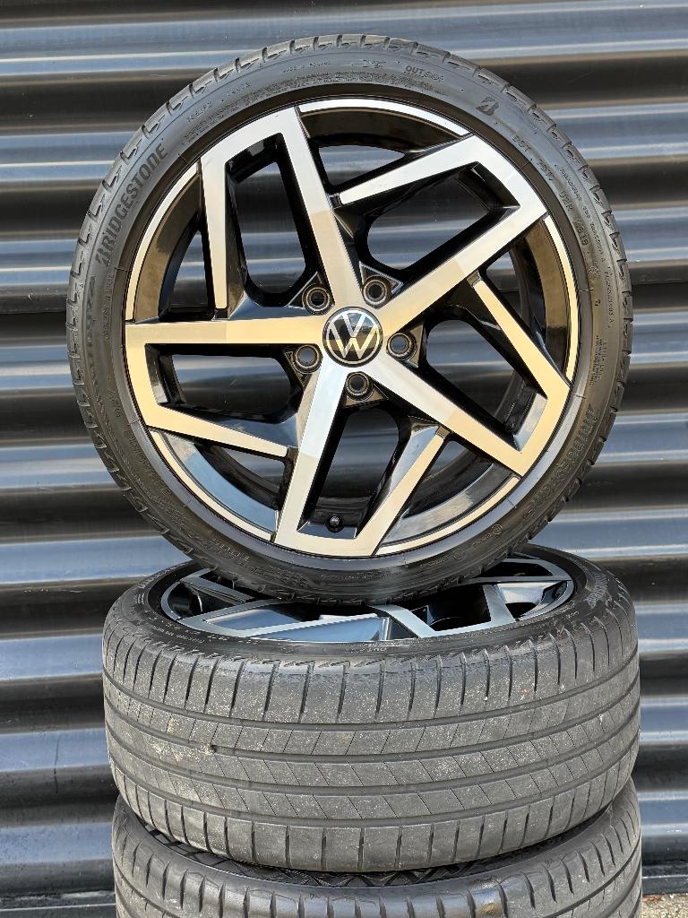 18” Orig Dallas VW Caddy Golf R 7 8 GTI GTD velgen Banden, 18 inch, Gebruikt, Ophalen of Verzenden, Band(en)