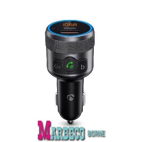 FM zender, FM transmitter, Bluetooth, Handsfree, Snelladen, Nedis, Nieuw, Info@marbeco.nl, Ophalen of Verzenden