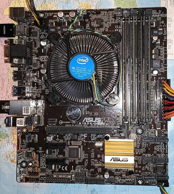 Asus B150M-A D3, Intel Core i5 6400, 16GB, Ophalen, Gebruikt, LGA 1151, DDR3