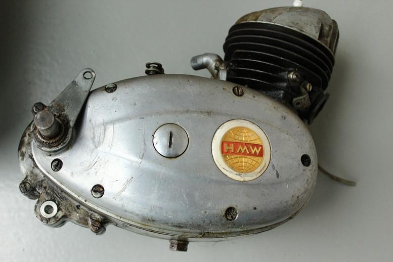 HMW 50 N motorblok 1950 's Halleiner Motoren Werke, Fietsen en Brommers, Brommeronderdelen | Oldtimers, Gebruikt, Overige merken