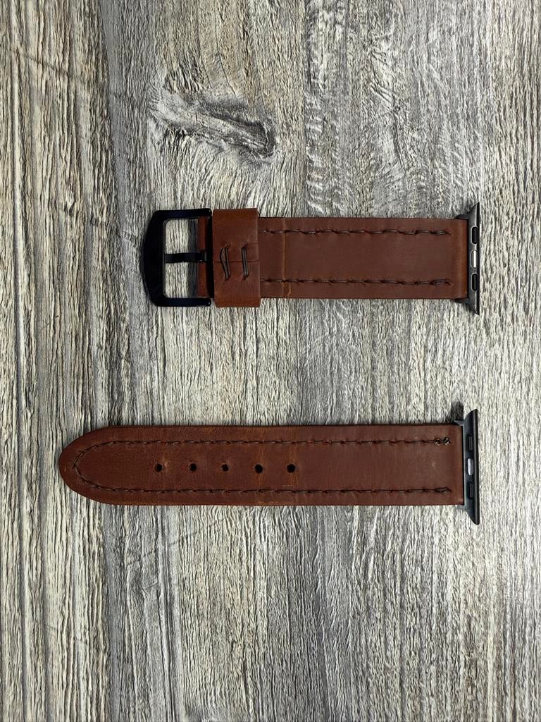 Echt Leren Apple Watch bandje 44/45/46/49, Ophalen of Verzenden, Nieuw, Bandje, Apple Watch 44 45 46 Ultra 49