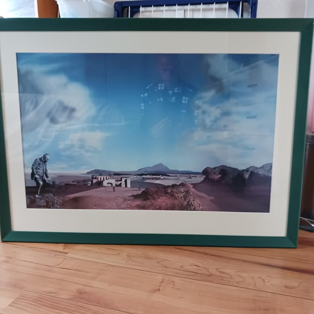 Ingelijste reproductie van een Dali schilderij, Antiek en Kunst, Ophalen