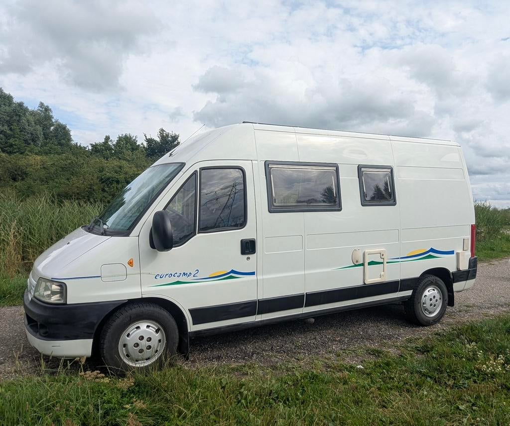 Bus Camper Fiat Trigano 2004  APK 17-4-27 Prijs: €18.500, Caravans en Kamperen, Campers, Reservewiel, Tot en met 3, Particulier