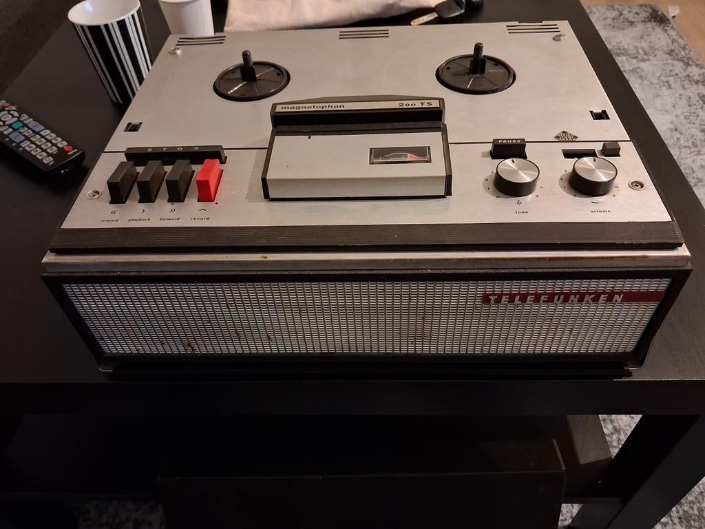 Telefunken Magnetophon 200 TS Bandrecorder, Ophalen of Verzenden, Bandrecorder
