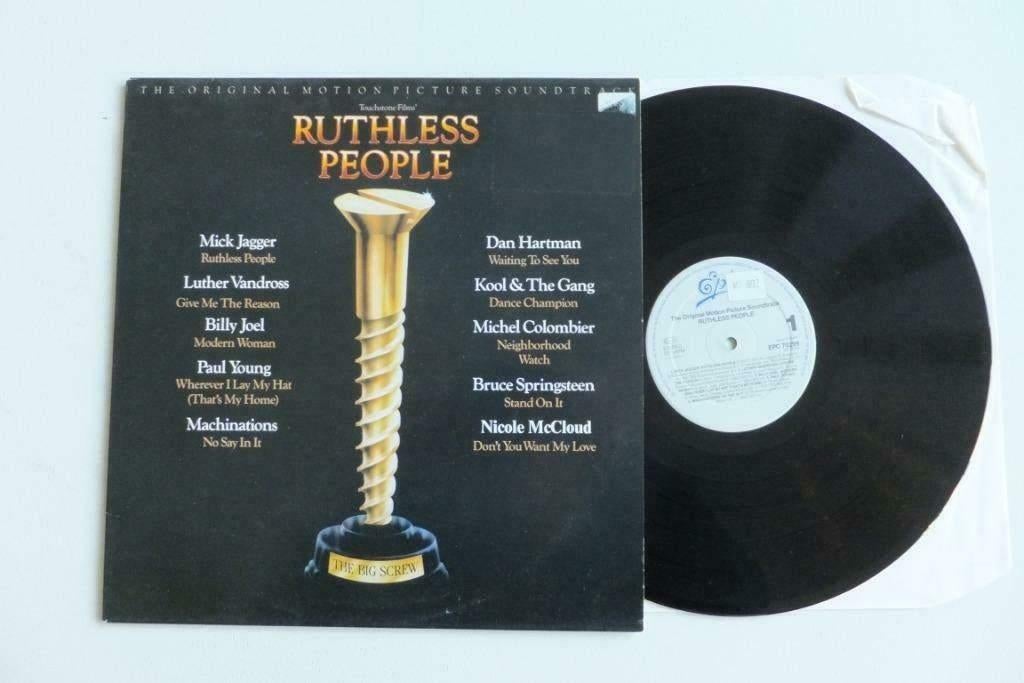 LP album Ruthless People film Mick Jagger Bruce Springsteen, Ophalen of Verzenden, 1980 tot 2000, Zo goed als nieuw, 12 inch