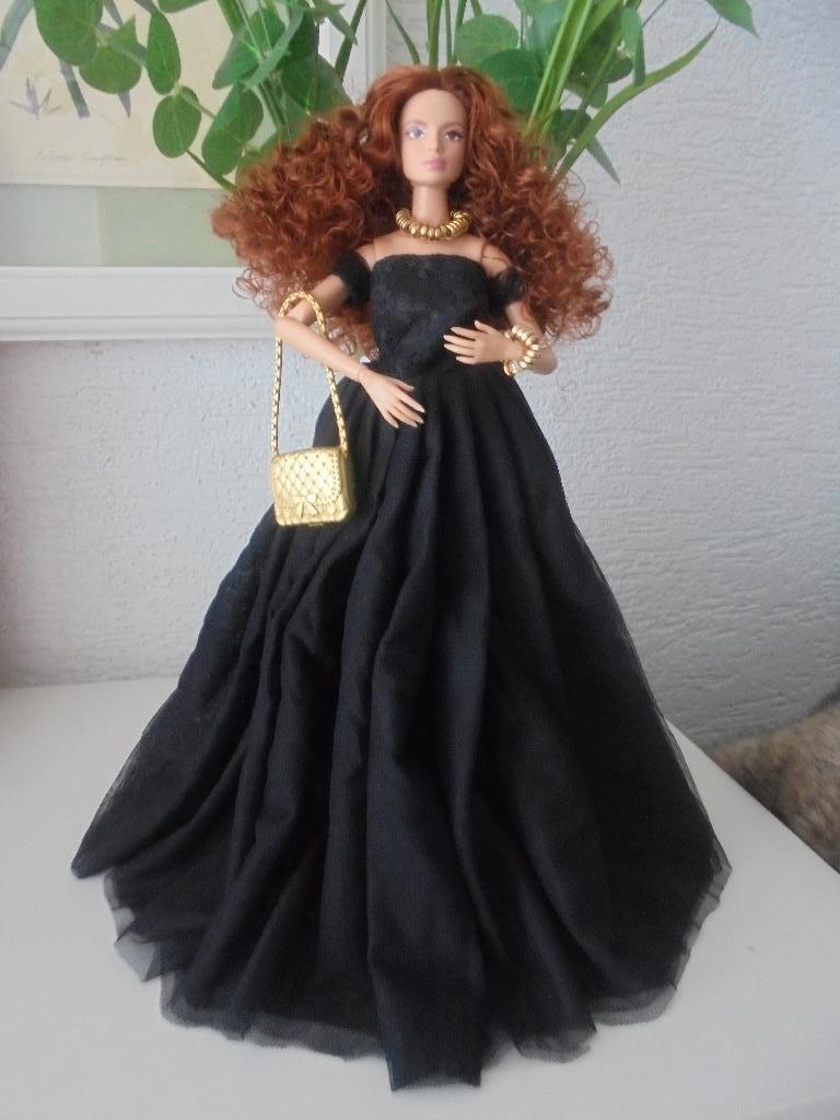 Barbie Gala wijde jurk zwart nieuw, Ophalen of Verzenden, Nieuw, Barbie