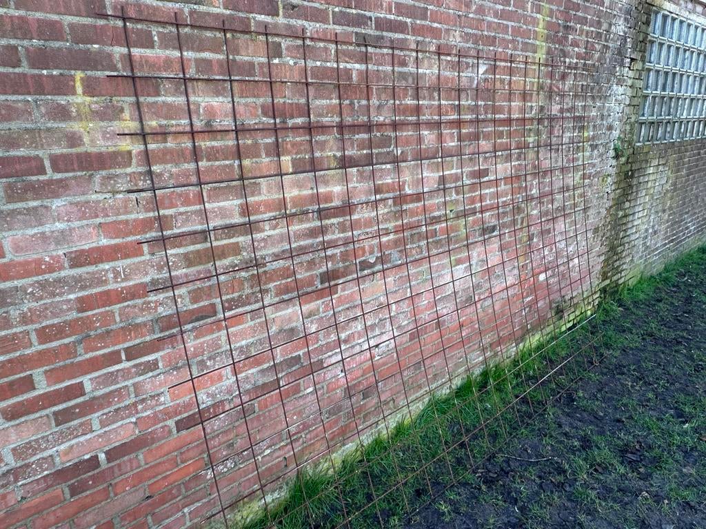 Betonnet, bouwstaalmat, Ophalen, Gebruikt