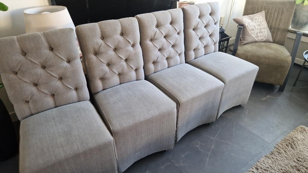 Eetkamerstoelen, Ophalen, Gebruikt, Vier, Stof