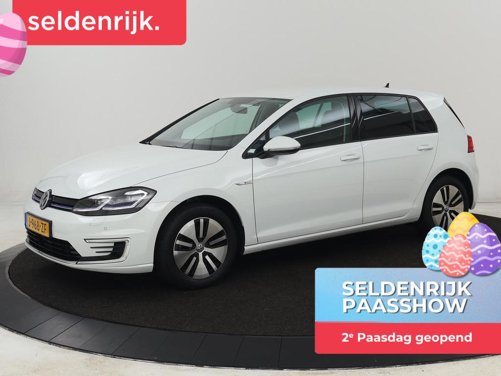 Volkswagen e-Golf E-DITION | Stoelverwarming | Warmtepomp |, Gebruikt, Zwart, Wit, Origineel Nederlands