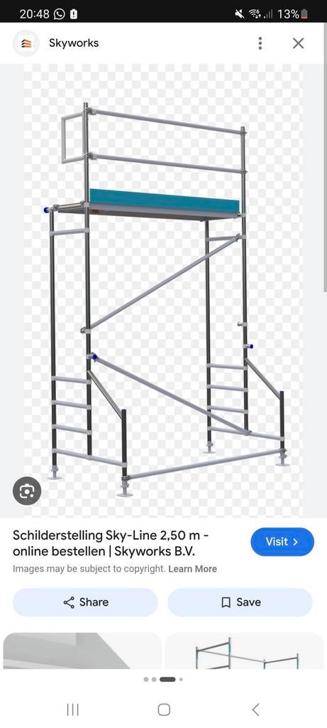 Doorloop steiger ALTREX / Skyworks, Doe-het-zelf en Verbouw, Steigers, Ophalen of Verzenden