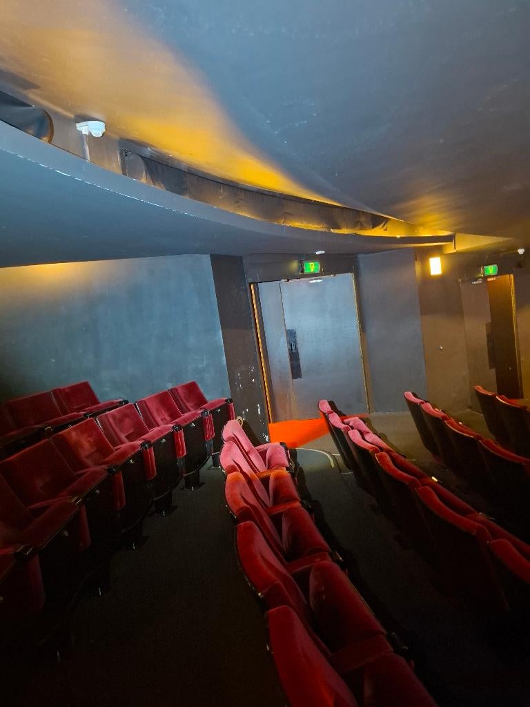 theaterstoelen 850 stuks, Ophalen, Gebruikt, Theaterstoel, Leer