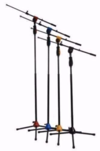 Zware professionele microfoon statief Geel, Muziek en Instrumenten, Standaards, ., Nieuw, Ophalen of Verzenden, .