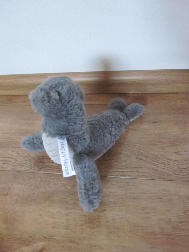 Happy Horse petroleum-blauw superzacht pluche zeehond knuffe, Overige karakters, Happy Horse, Blauw, Middelgroot (20 tot 80 cm)