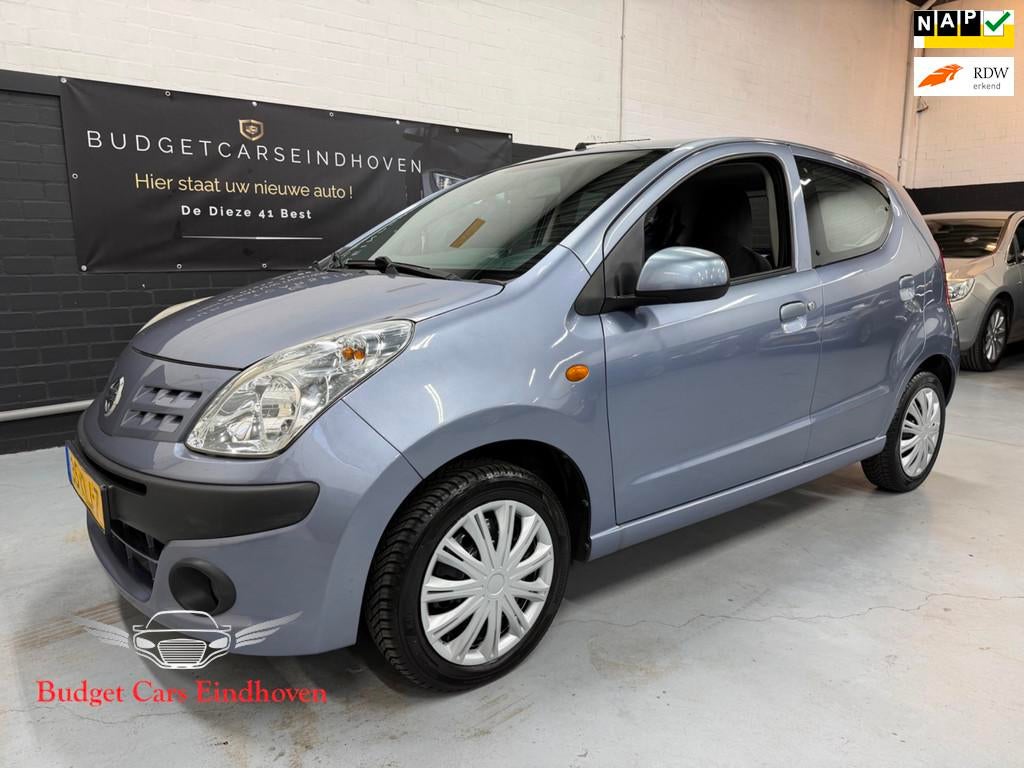 Nissan Pixo 1.0 Acenta Nap/Airco/5Drs/APK 2027!, Voorwielaandrijving, Euro 5, Stof, Gebruikt