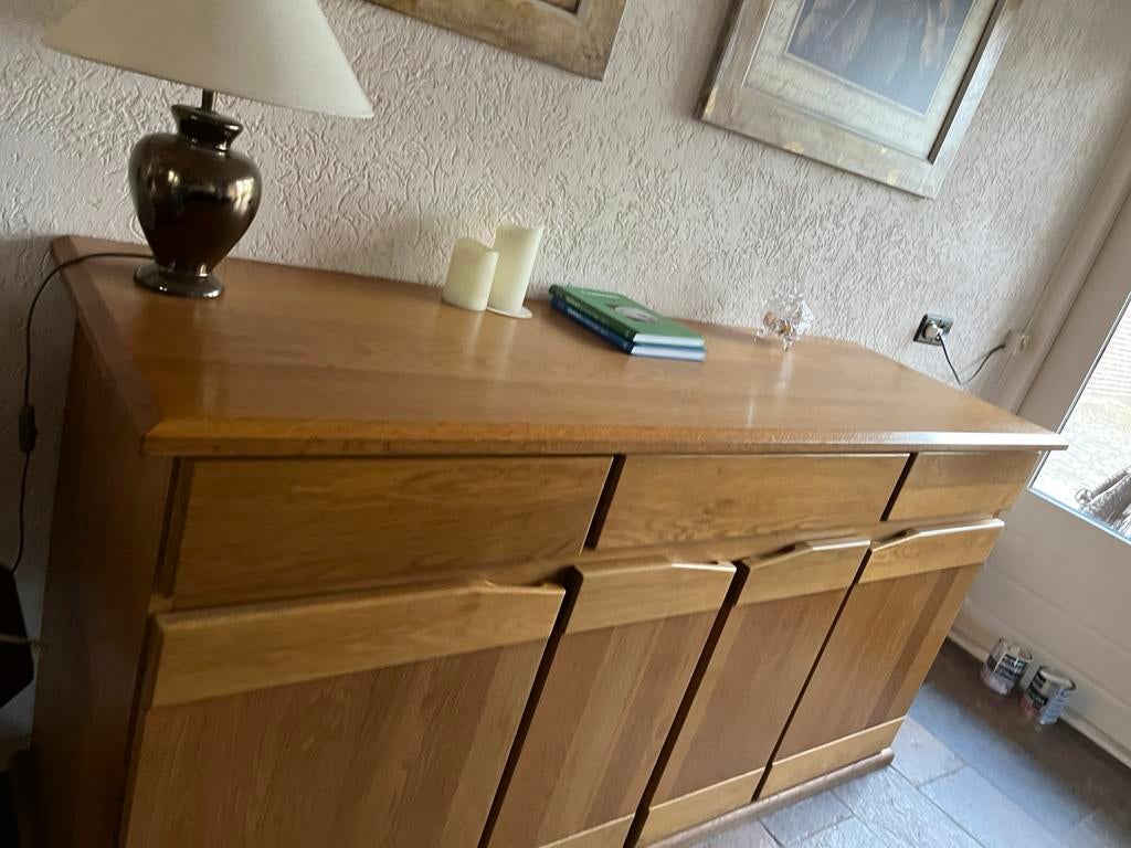Eiken dressoir, degelijk en zo goed als nieuw, Huis en Inrichting, Kasten | Dressoirs, Ophalen, Zo goed als nieuw, 50 tot 75 cm