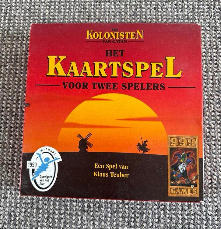 Kolonisten van Catan: Het Kaartspel voor Twee Spelers, Een of twee spelers, Ophalen of Verzenden, Gebruikt