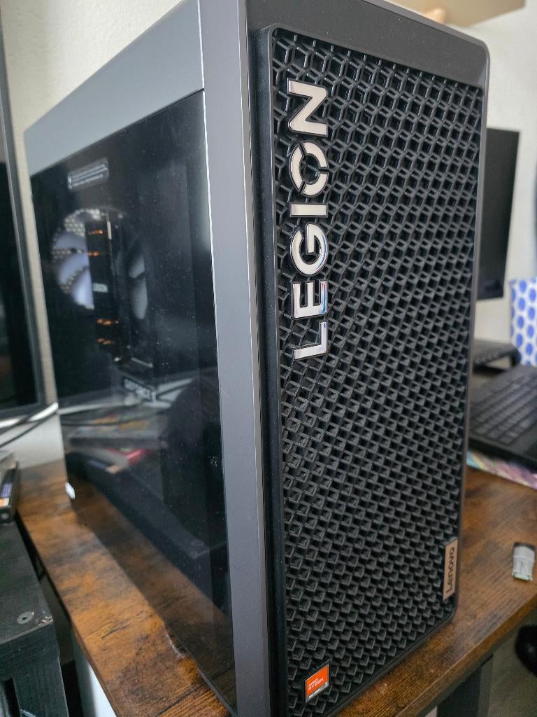 Lenovo Legion T5 AMD Ryzen 7 7700 RTX 4060 Ti Gaming setup, Computers en Software, Desktop Pc's, Zo goed als nieuw, AMD Ryzen 7