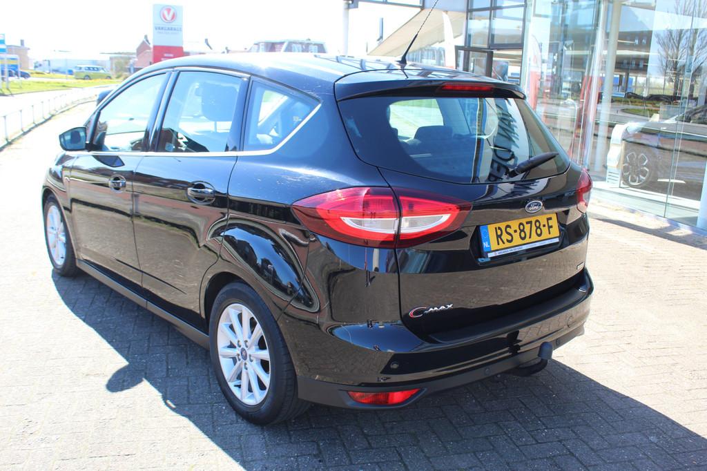 Ford C-MAX 1.0-125pk Titanium. Goed onderhouden hoogzitter !, Voorwielaandrijving, 12 maanden, Stof, Gebruikt